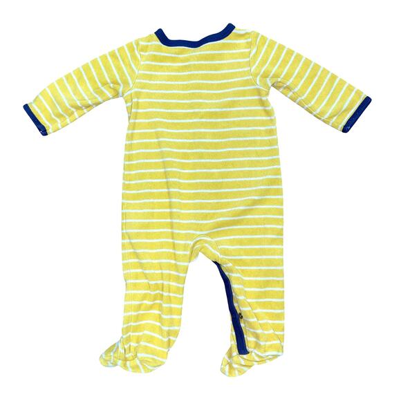 Set of 3 Terry Footed Pajamas Bodysuits by CARTER'S 3-6M - Picture 7 of 13